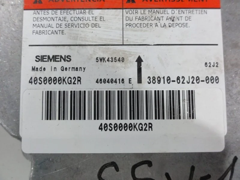 Блок AIR BAG Suzuki Swift 3 ZC11S110925 2005 - миниатюра 4