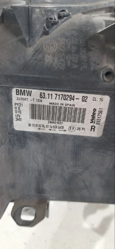 Фара ксеноновая передняя правая BMW 1 E87 N45B16 - миниатюра 5