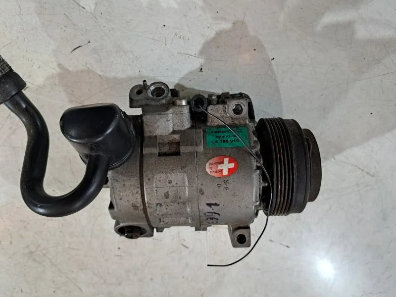 Компрессор кондиционера BMW 5 E39 M52B25 1996 - миниатюра 3