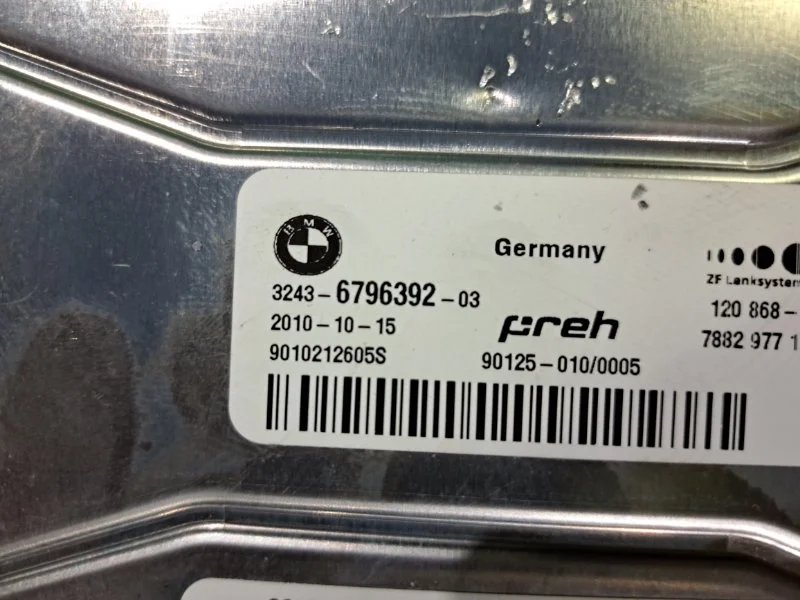 Блок рулевой рейки BMW 5 F10/F11 N52B25 2010 - миниатюра 3