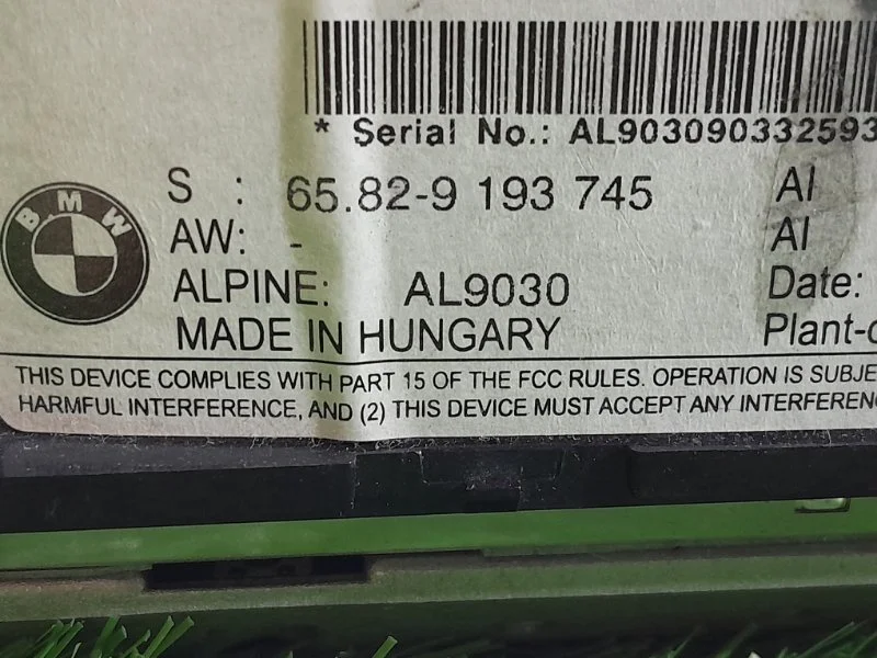 Дисплей информационный BMW 3 E90/E91 N46B20 2009 - миниатюра 3