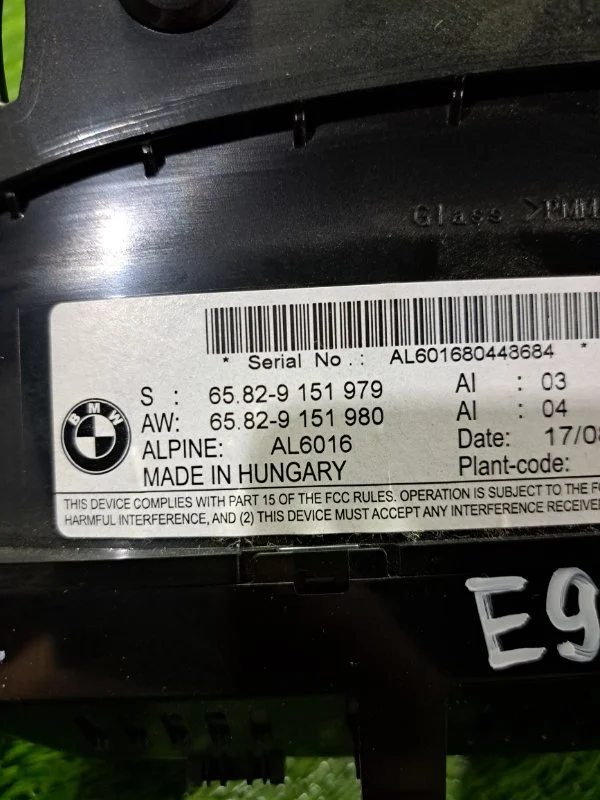 Дисплей информационный BMW 3 E91/E90 N52B25 2008 - миниатюра 6