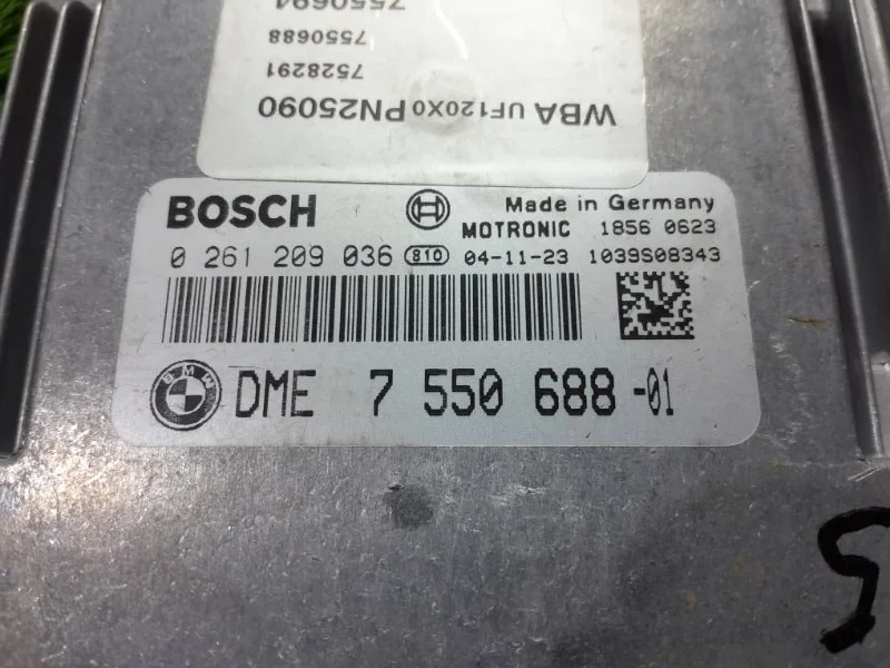 Блок управления двигателем BMW 1 E87 N45B16 2004 - миниатюра 4