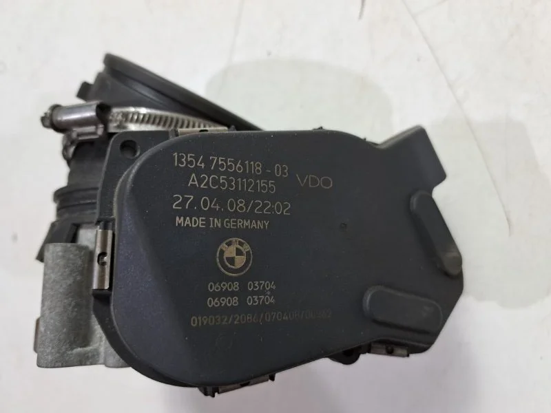 Заслонка дроссельная BMW 3 E91/E90 N52B25 2008 - миниатюра 6