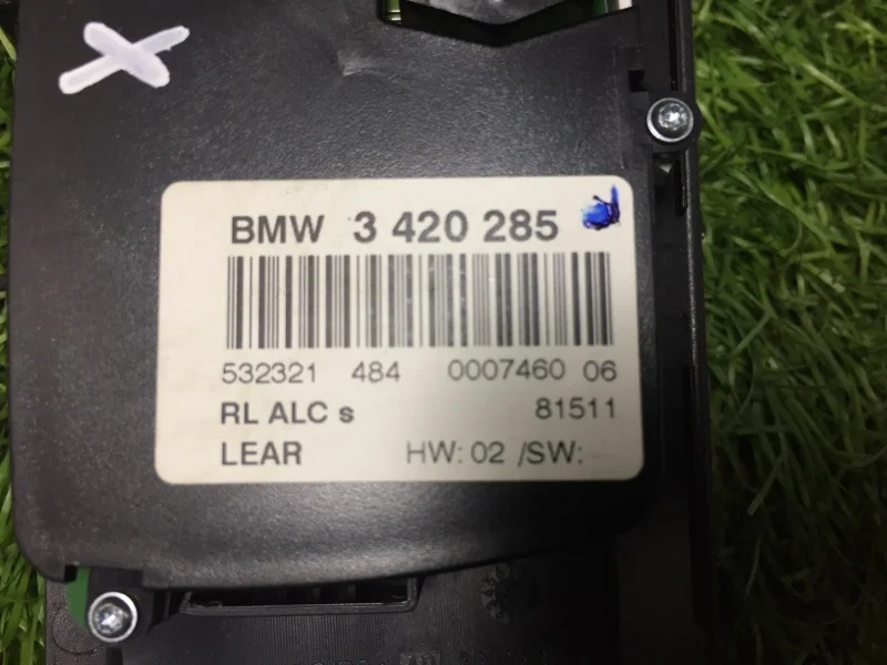 Переключатель света фар BMW X3 E83 N52B25 2008 - миниатюра 4