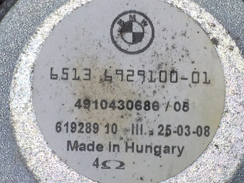Динамик (сабвуфер) передний правый BMW X3 E83 - миниатюра 6