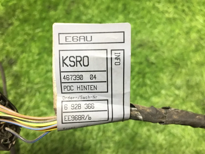 Проводка парктроника задняя BMW 5 E60/E61 M54B30 - миниатюра 9