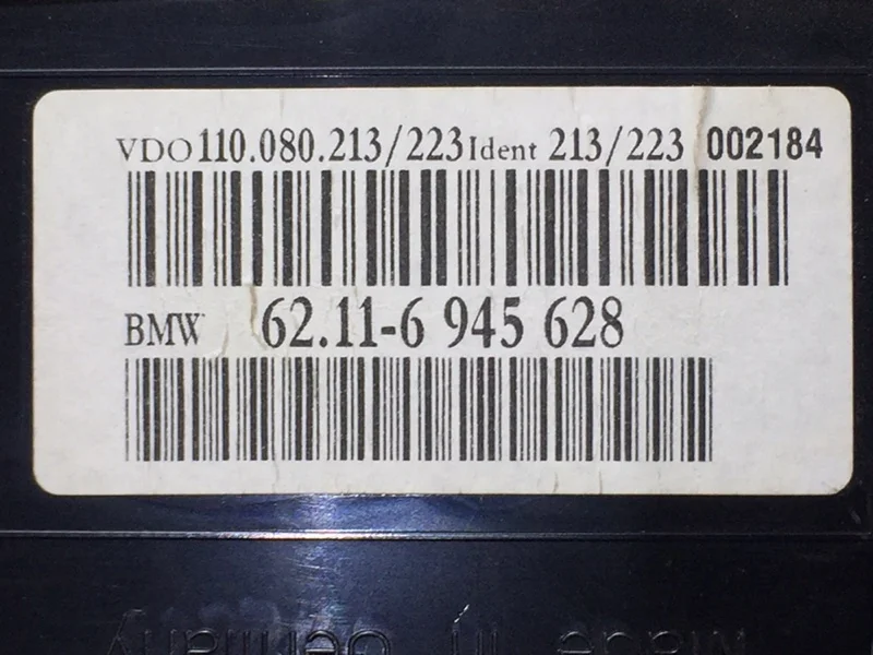 Панель приборов (щиток) BMW 5 E60/E61 M54B30 2004 - миниатюра 6
