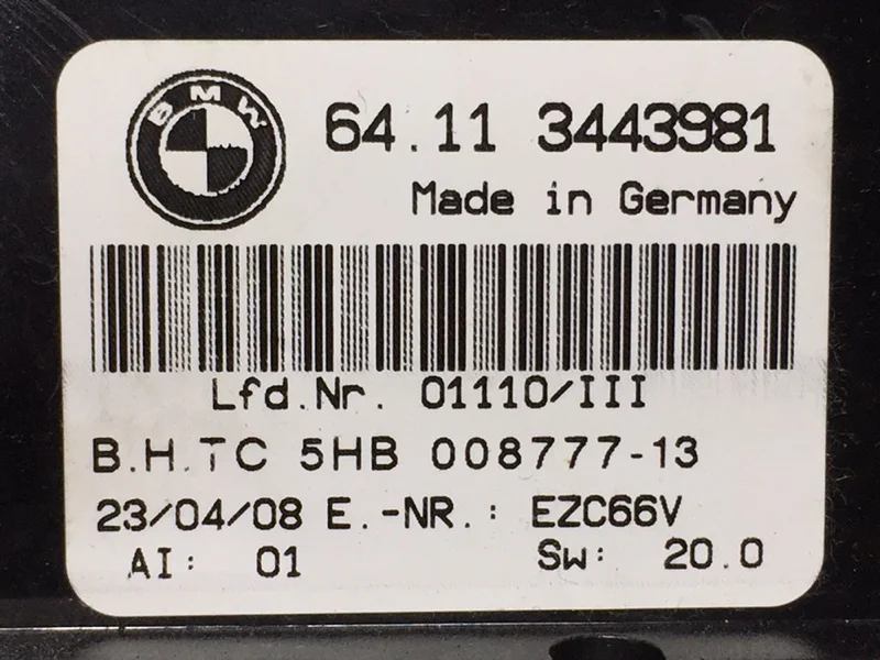 Блок климата BMW X3 E83 N52B25 2008 - миниатюра 7