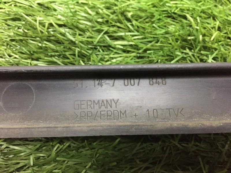 Накладка бампера задняя BMW 7 E65 N62B44 2005 - миниатюра 3