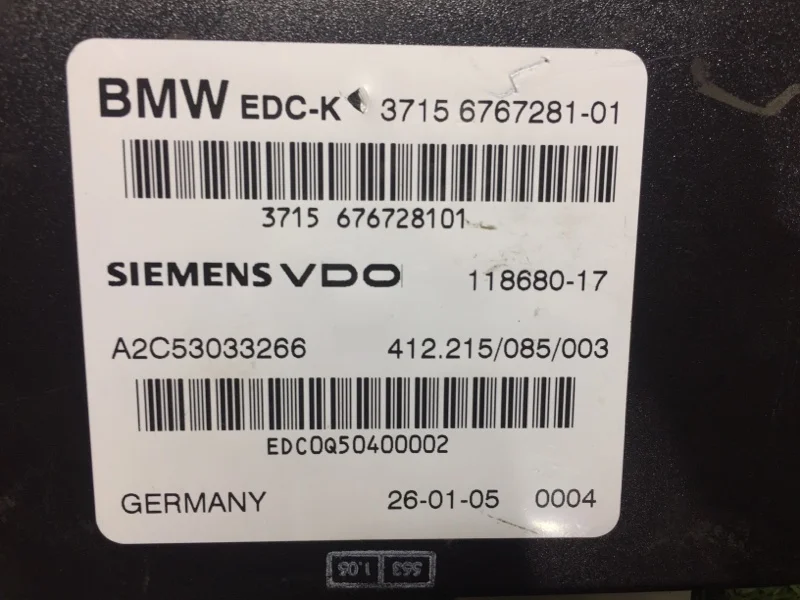 Блок управления BMW 7 E65 N62B44 2005 - миниатюра 6