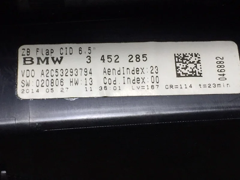 Дисплей информационный BMW X3 E83 N52B25 2008 - миниатюра 7