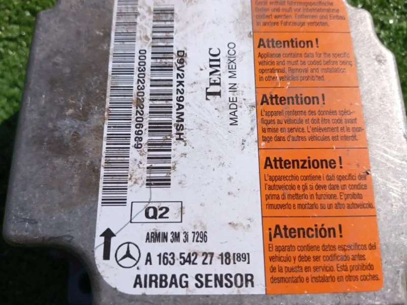 Блок AIR BAG Mercedes-Benz ML W163 - миниатюра 4