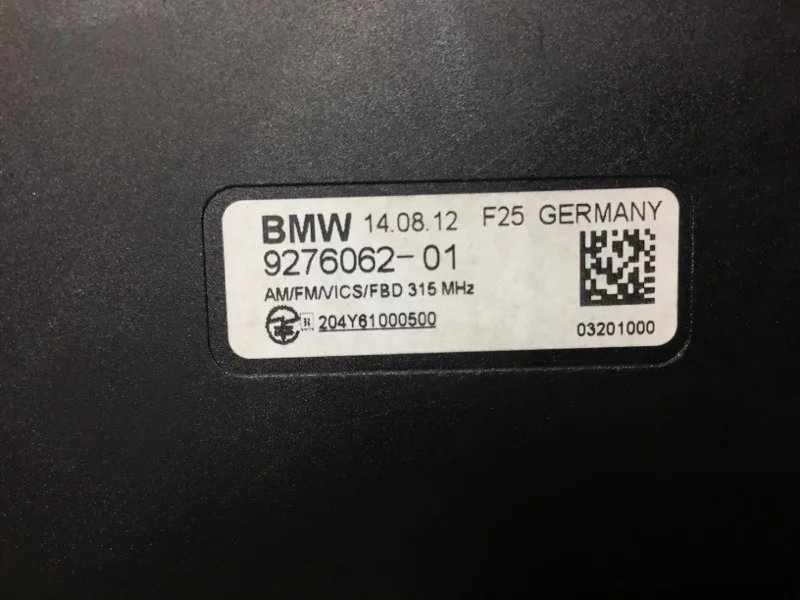Усилитель антенны BMW X3 F25 N47D20C 2012 - миниатюра 8