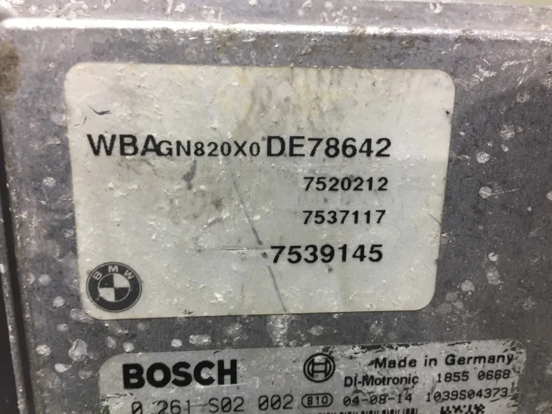 Блок управления двигателем BMW 7 E65 - миниатюра 7