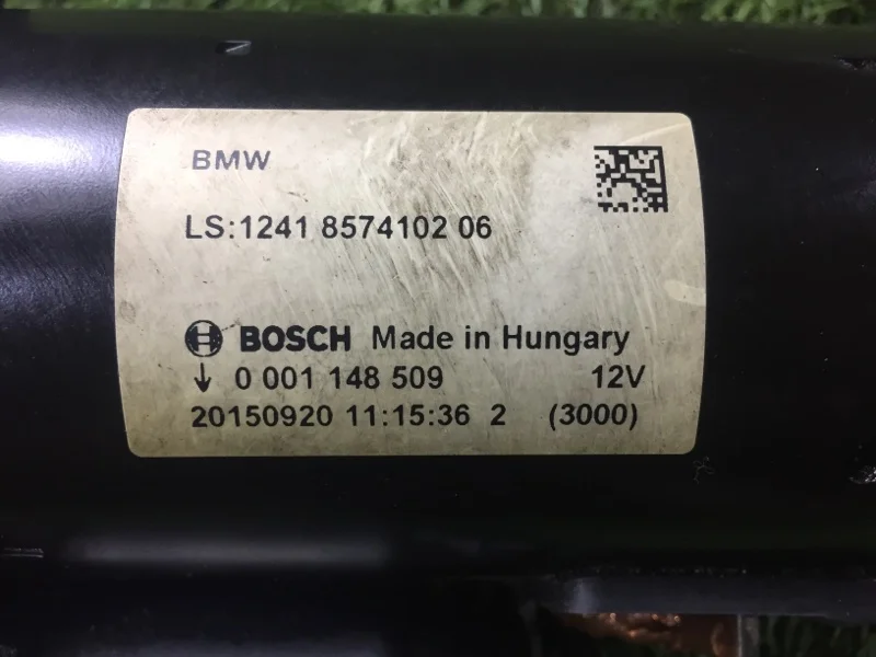 Стартер BMW 5 F10/F11 N47D20C 2015 - миниатюра 5