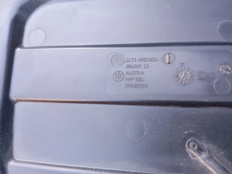 Водосток жабо, решетка BMW 7 F02 N63B44A 2010 - миниатюра 9