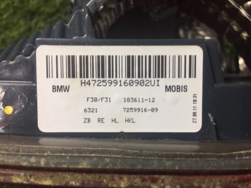 Фонарь внутренний правый BMW 3 F30 N20B20A 2011 - миниатюра 7