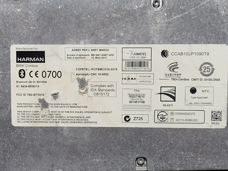 Блок управления BMW 5 F10/F11 N47D20 2012 - миниатюра 6