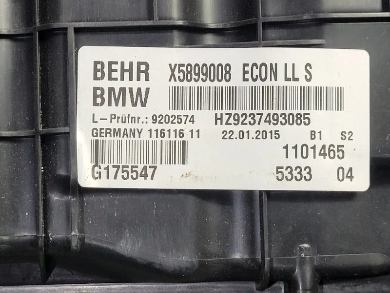 Корпус отопителя (печка) BMW 5 F10/F11 N47D20 2012 - миниатюра 6