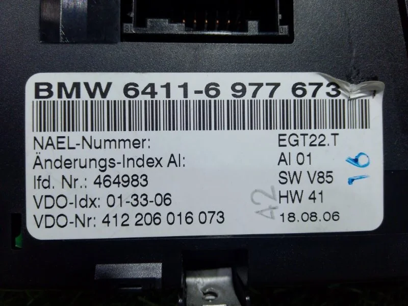 Блок климата BMW Z4 E85 N52B30A 2006 - миниатюра 7