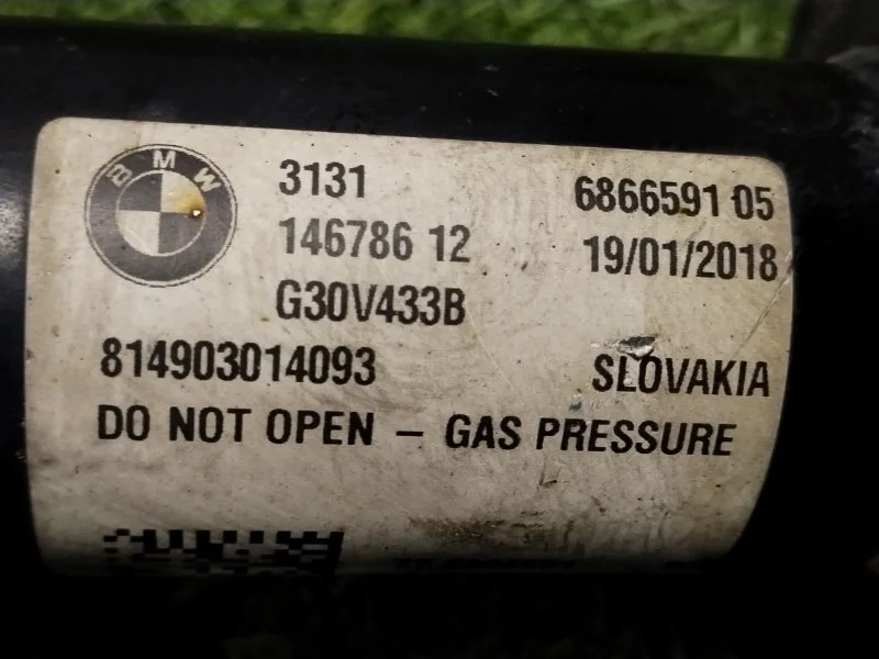 Амортизатор передний левый BMW 5 G30 B47D20A 2018 - миниатюра 7