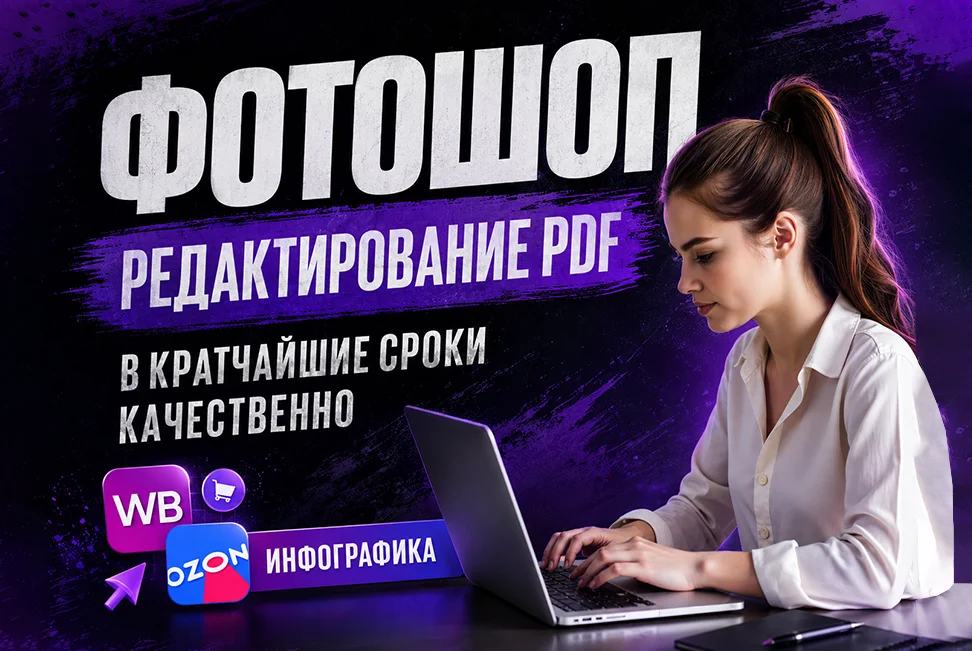 Фотошоп, работа с pdf, ретушь, инфографика - изображение 1