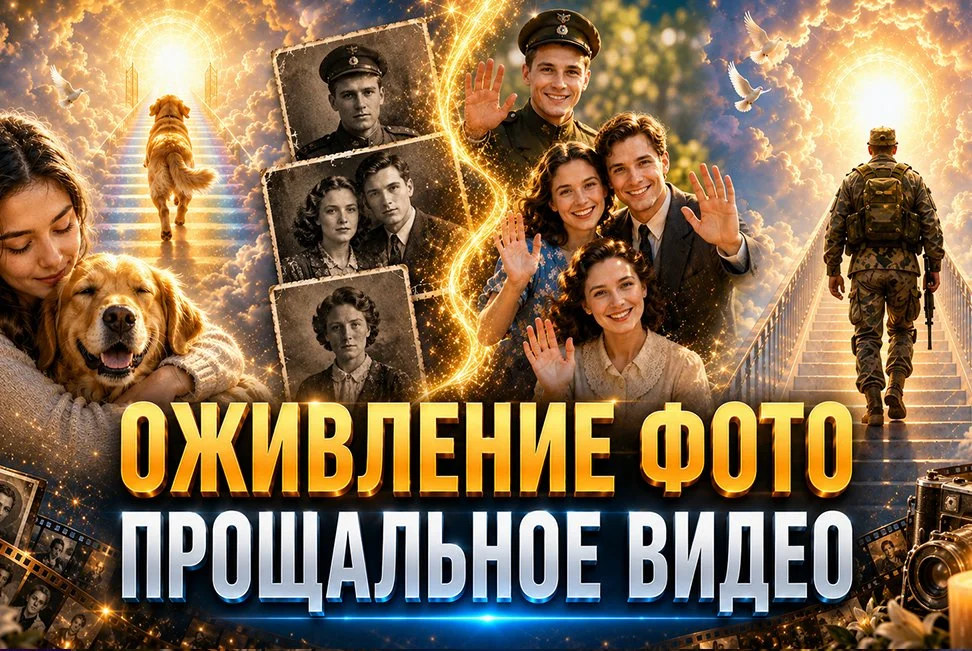 Оживление фото, клип из фото, прощальное видео - изображение 1
