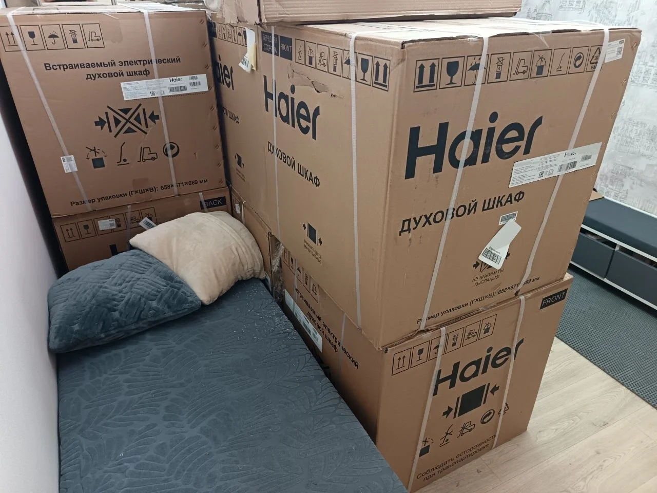 Электрический духовой шкаф haier - миниатюра 3