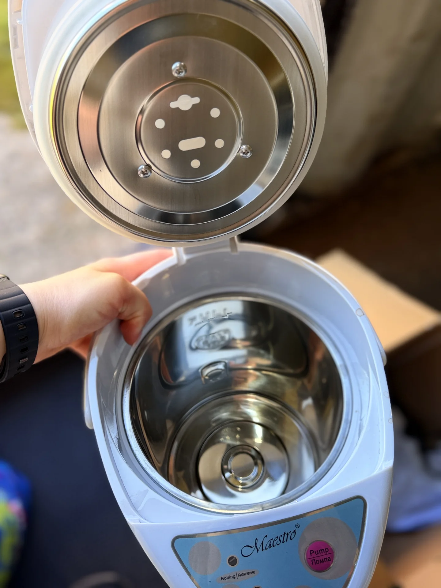 Электрический чайник-термос 4,5л MR-084 Maestro - миниатюра 4