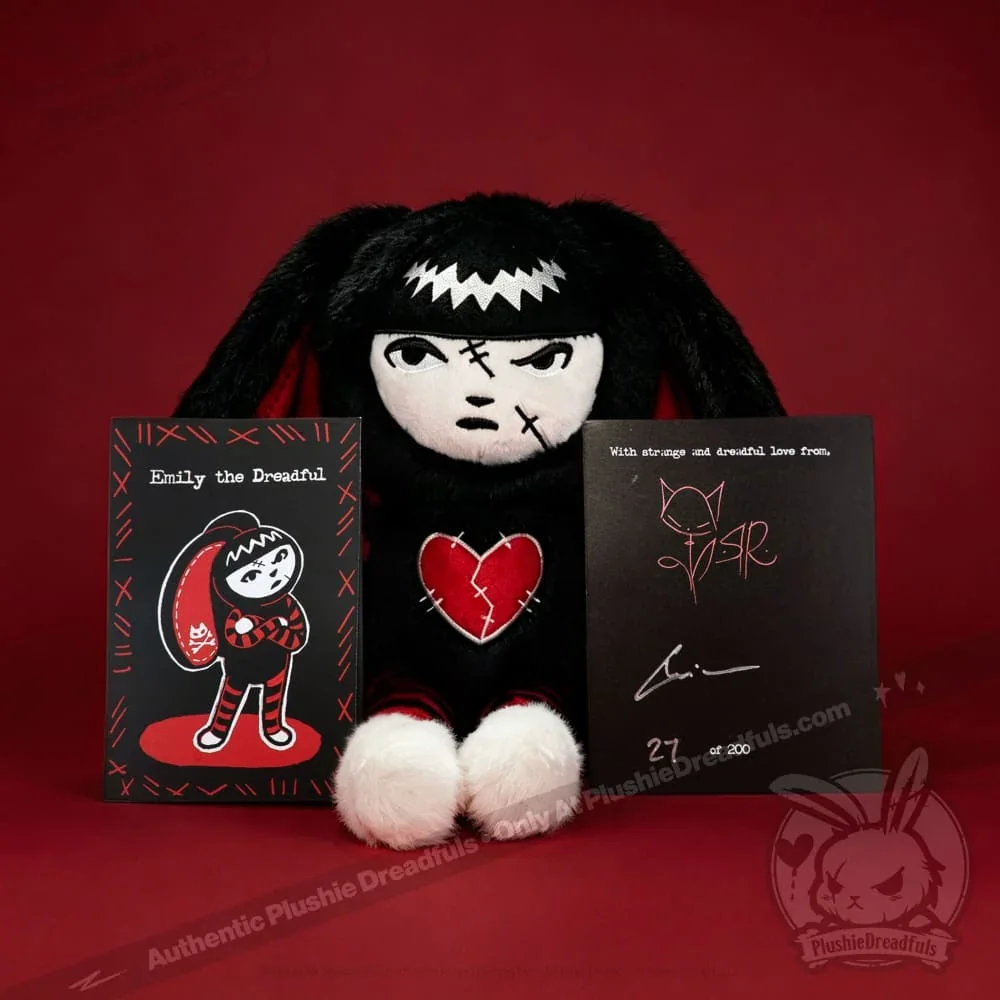 Emily The Strange - Plush Rabbit Stuffed Animal - миниатюра 4