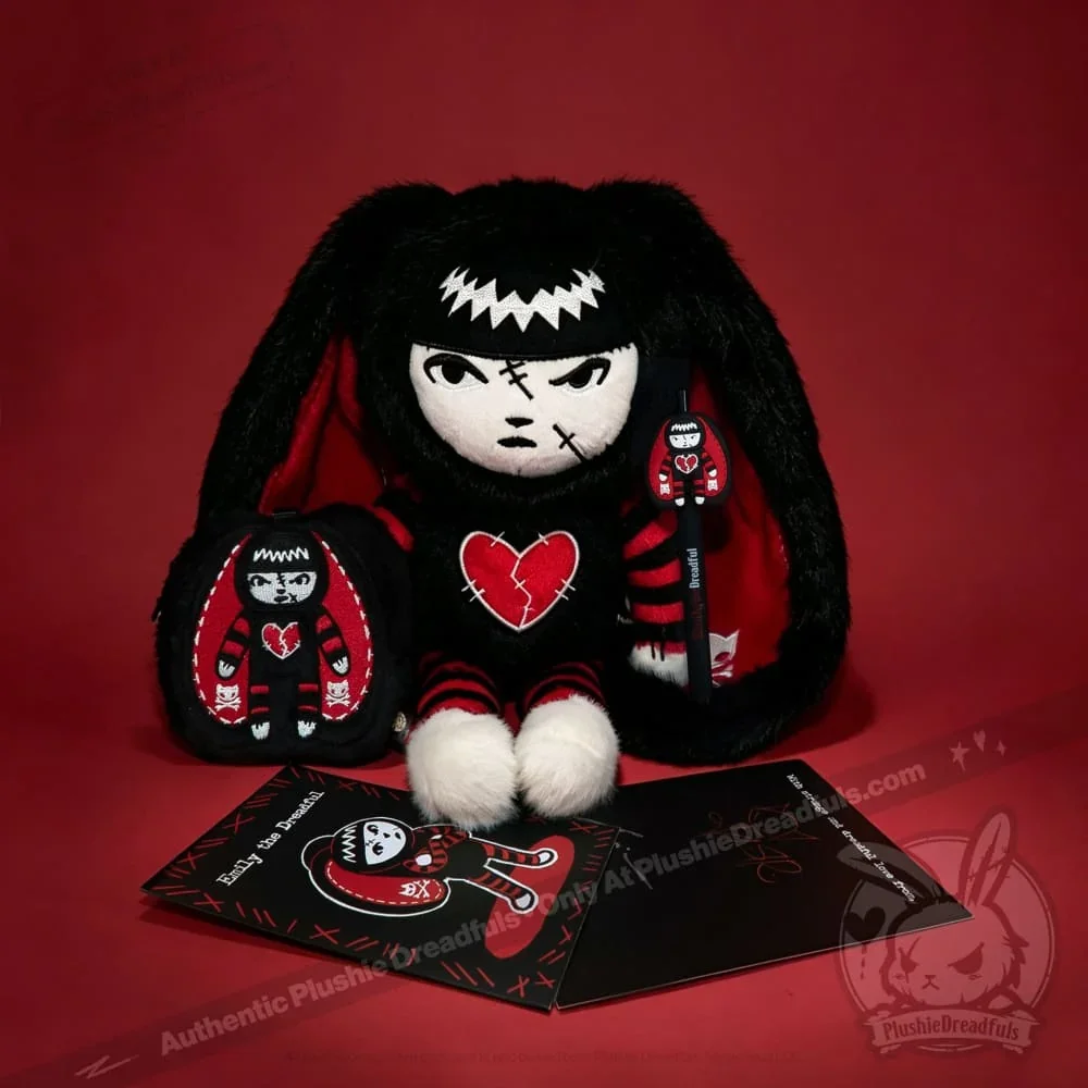 Emily The Strange - Plush Rabbit Stuffed Animal - миниатюра 6