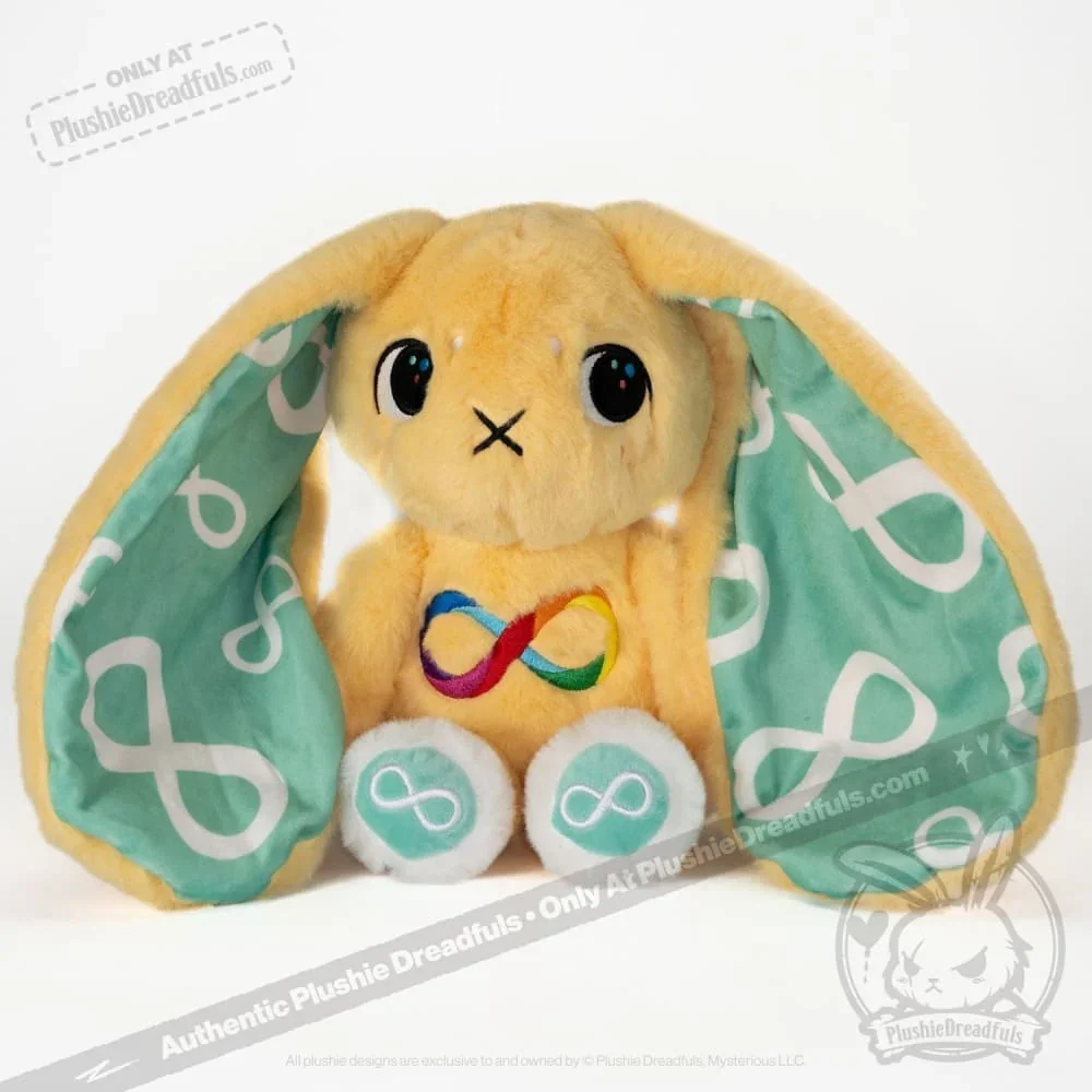 Autism Spectrum Rabbit - Plush Rabbit Stuffed Animal - миниатюра 2