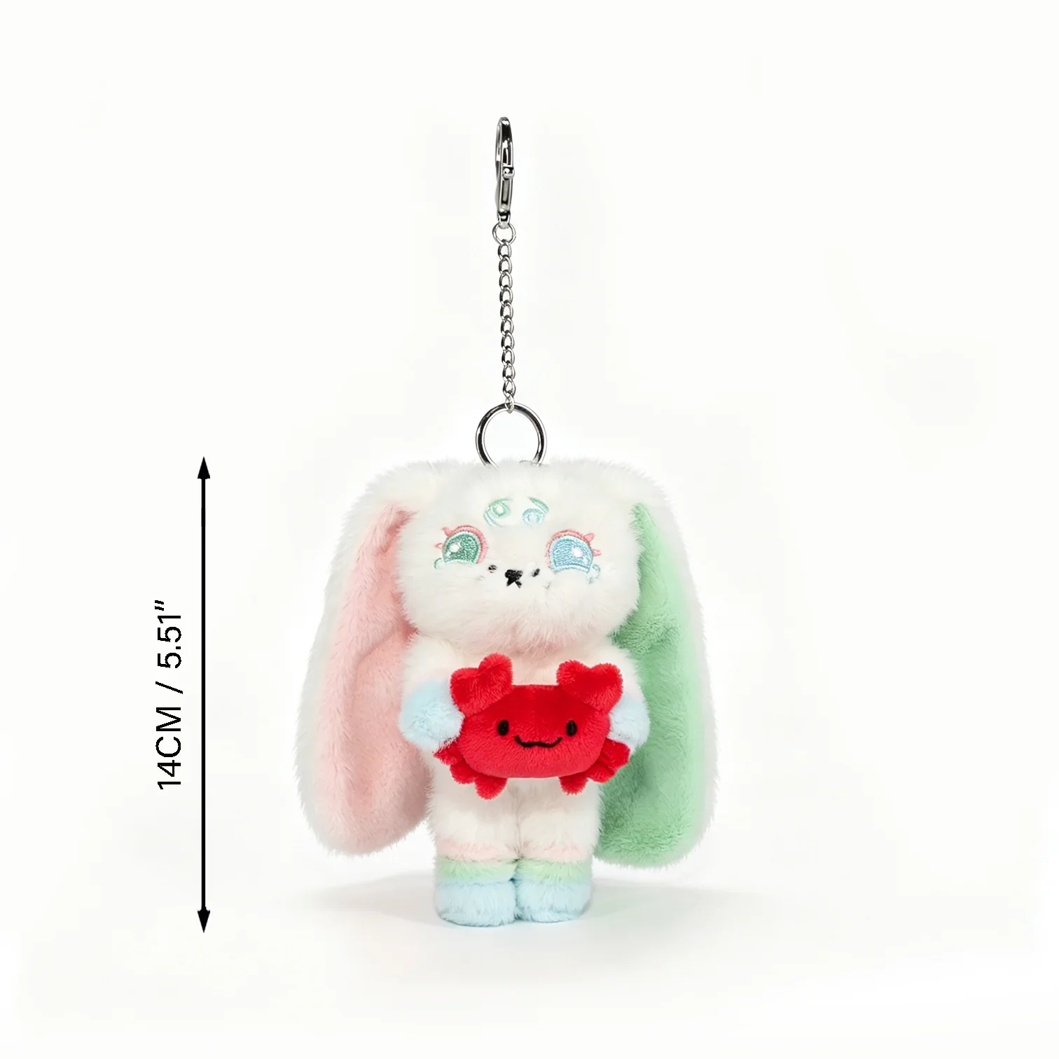 Zodiac Cancer Mini Plush Keychain - миниатюра 8