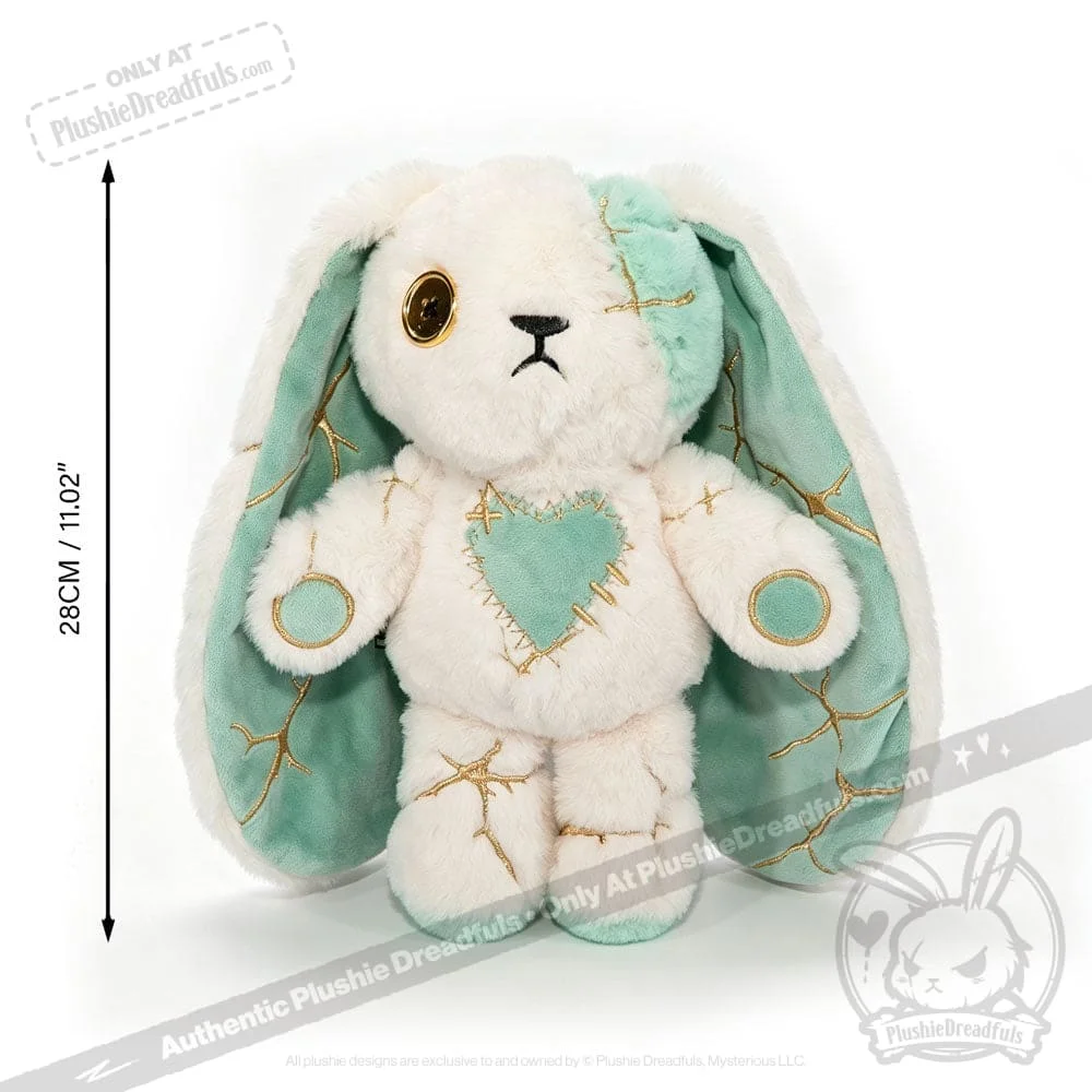 Mint Kintsugi Love Rabbit - Plush Stuffed Animal - миниатюра 3