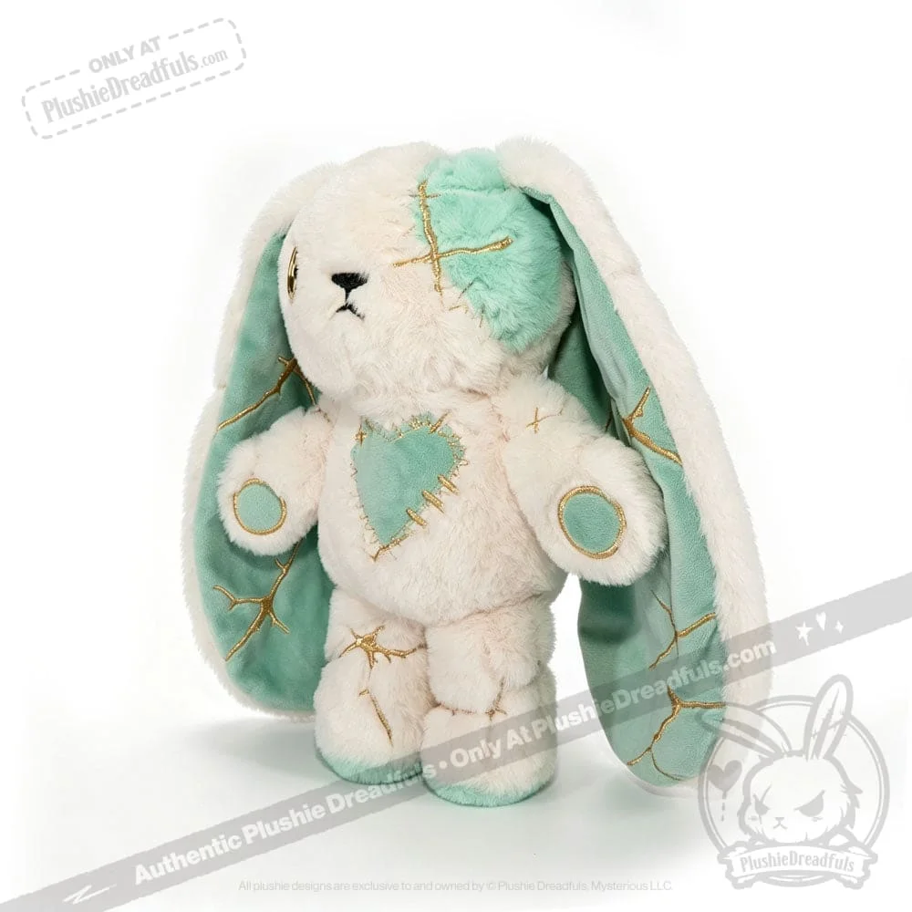 Mint Kintsugi Love Rabbit - Plush Stuffed Animal - миниатюра 7
