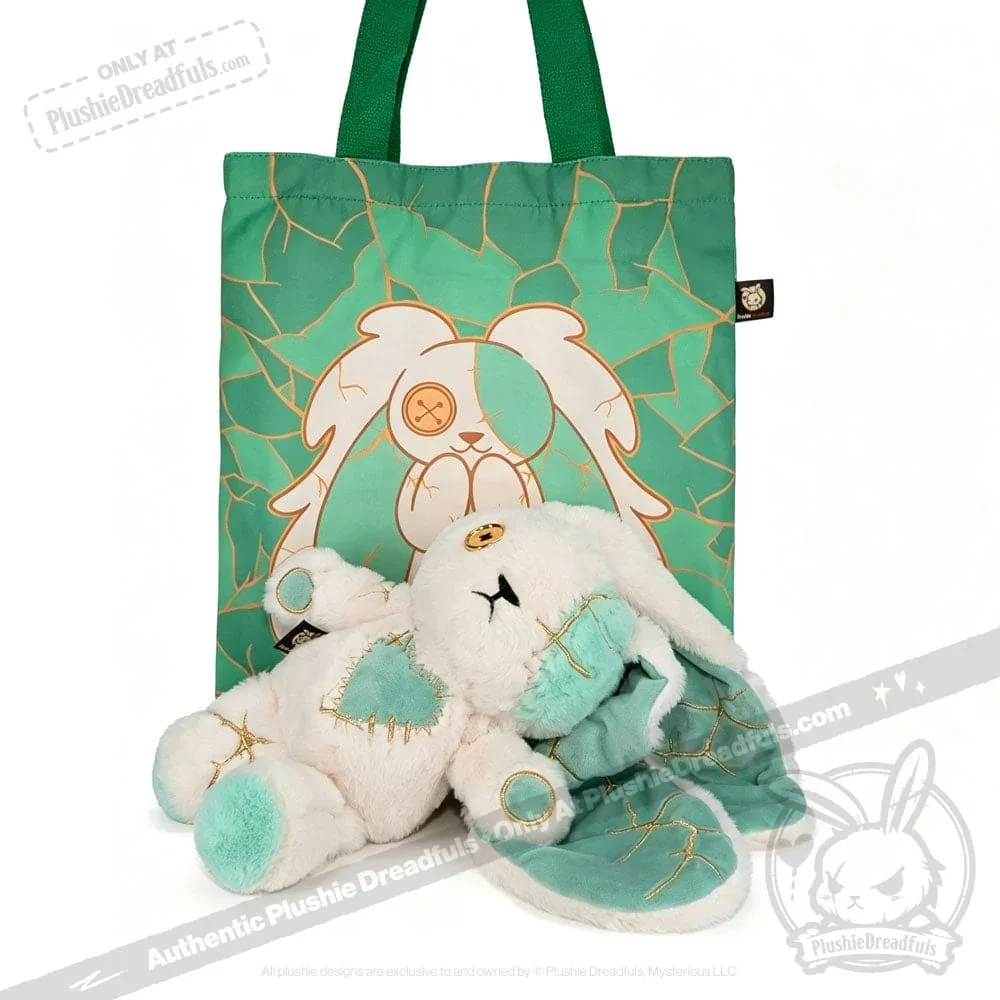 Mint Kintsugi Love Rabbit - Plush Stuffed Animal - миниатюра 8