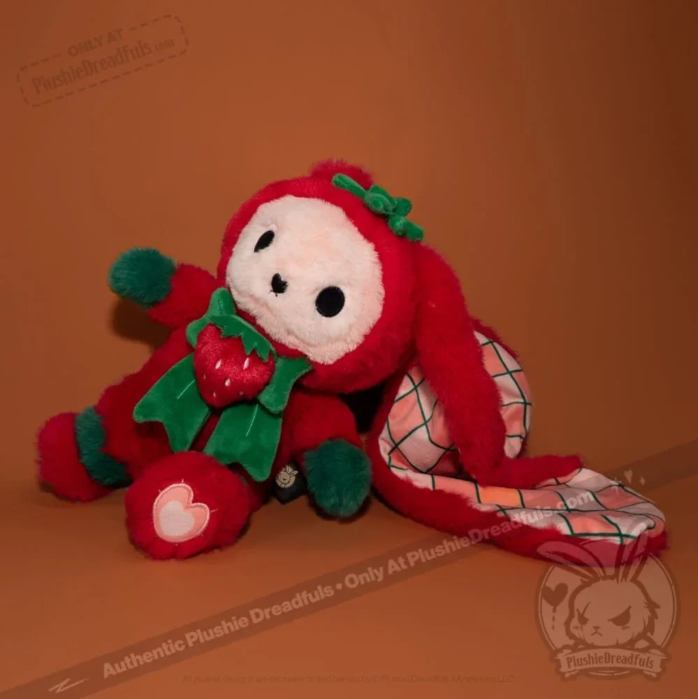 Strawbunny Rabbit - Plush Stuffed Animal - миниатюра 4