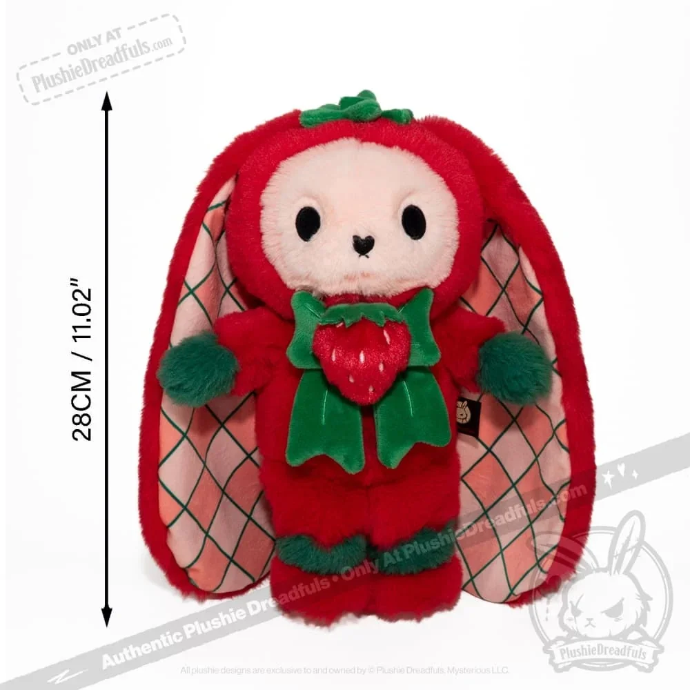 Strawbunny Rabbit - Plush Stuffed Animal - миниатюра 5