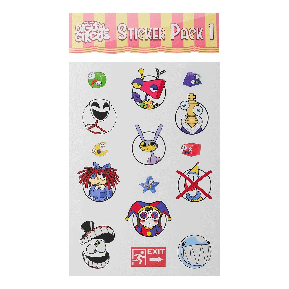 Digital Circus Sticker Pack 1 - миниатюра 2