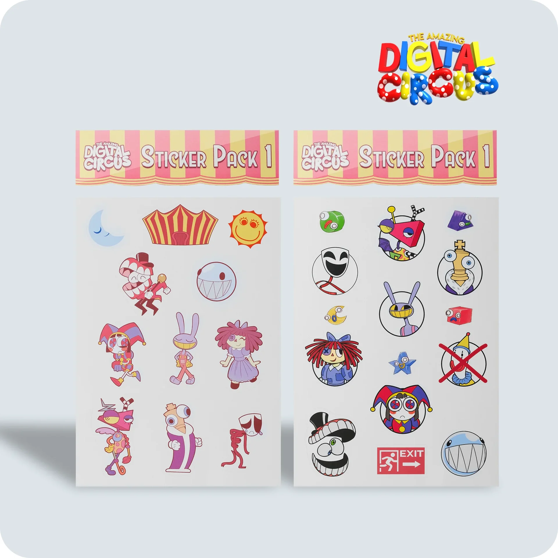 Digital Circus Sticker Pack 1 - миниатюра 3