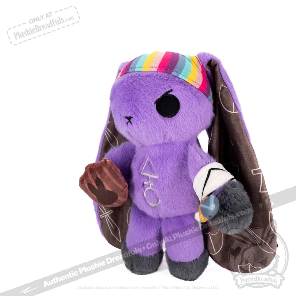 Cancer Warrior Rabbit - Plush Stuffed Animal - миниатюра 2