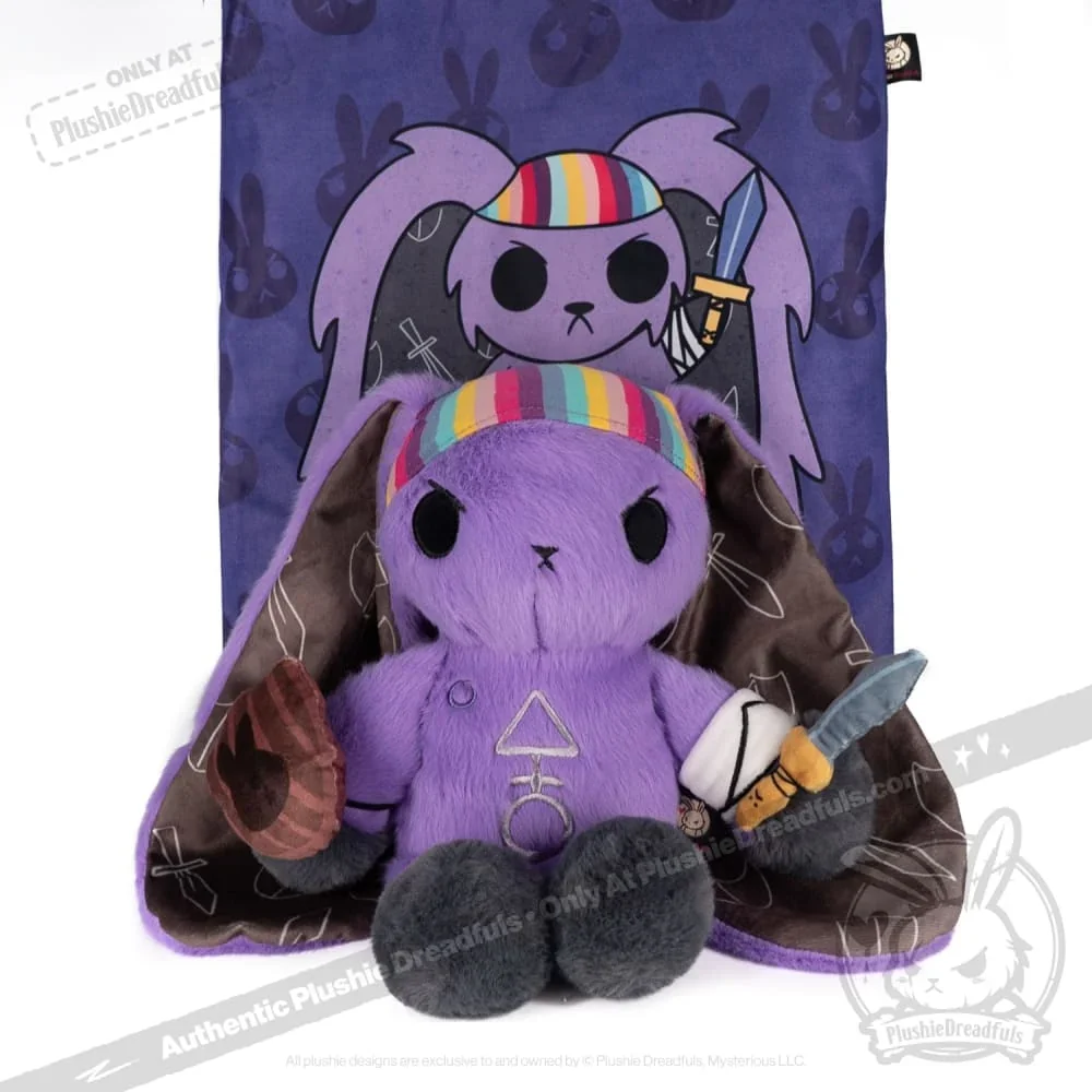 Cancer Warrior Rabbit - Plush Stuffed Animal - миниатюра 5