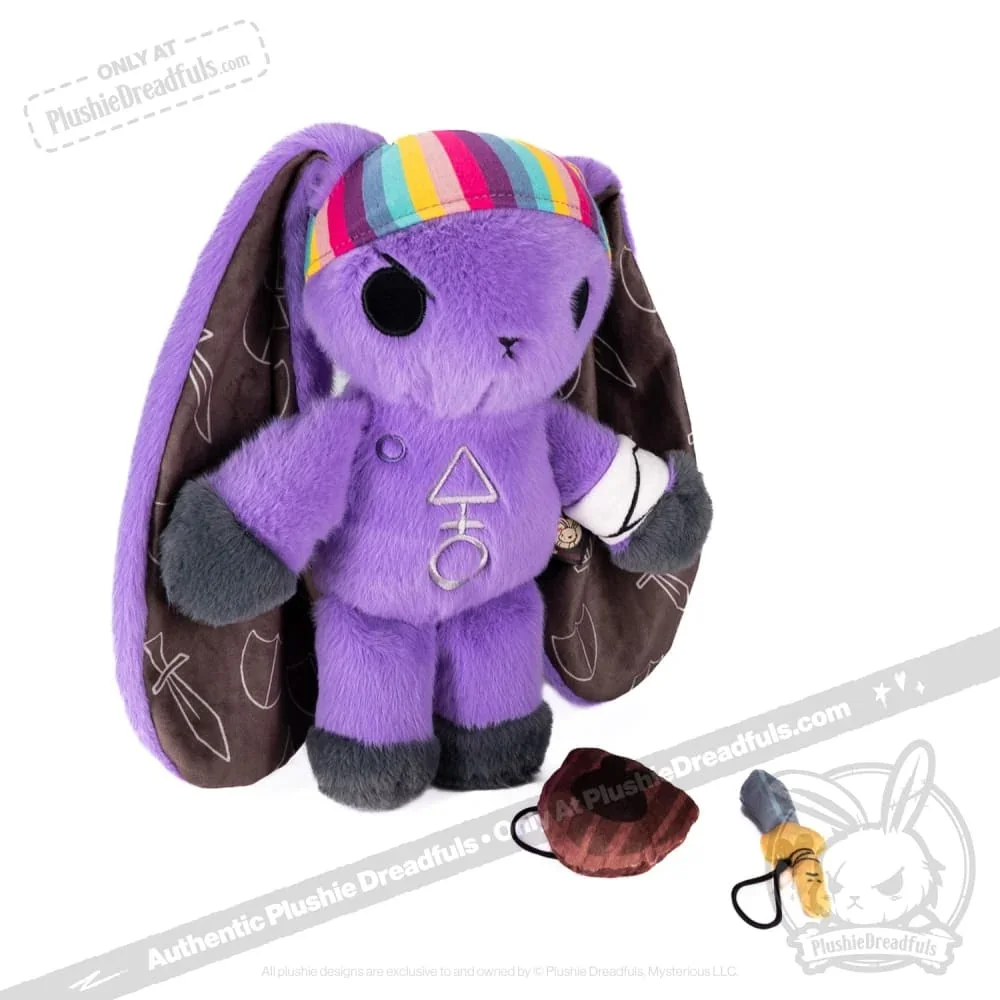 Cancer Warrior Rabbit - Plush Stuffed Animal - миниатюра 7