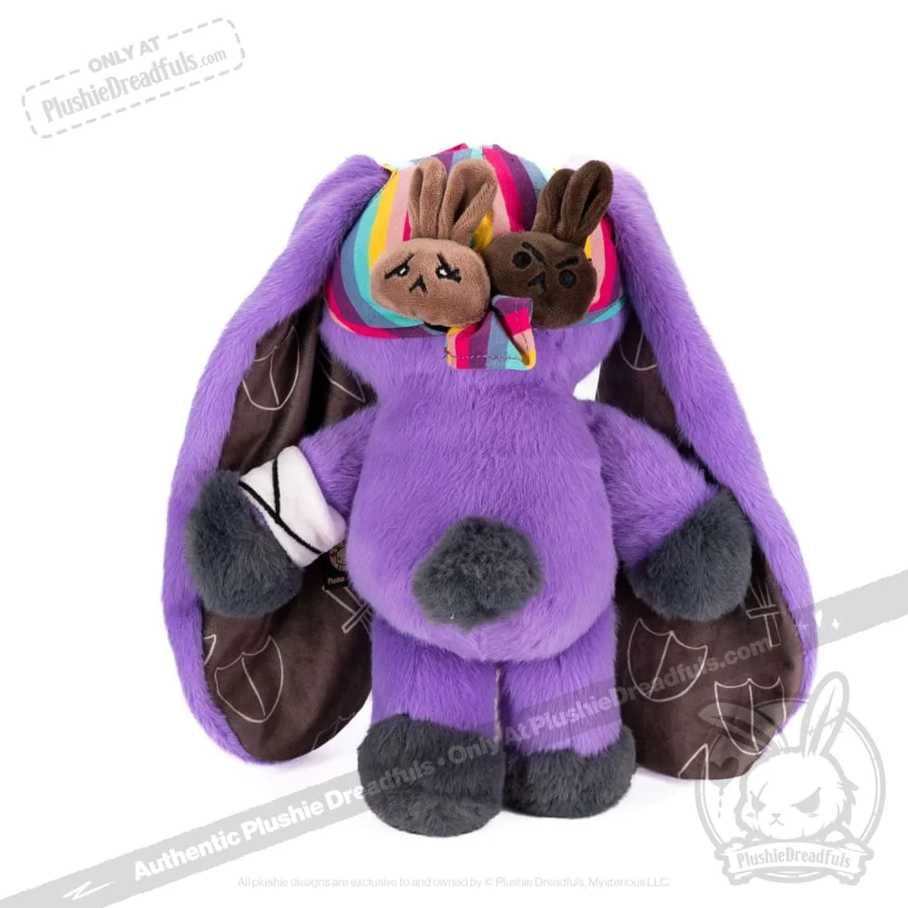 Cancer Warrior Rabbit - Plush Stuffed Animal - миниатюра 8