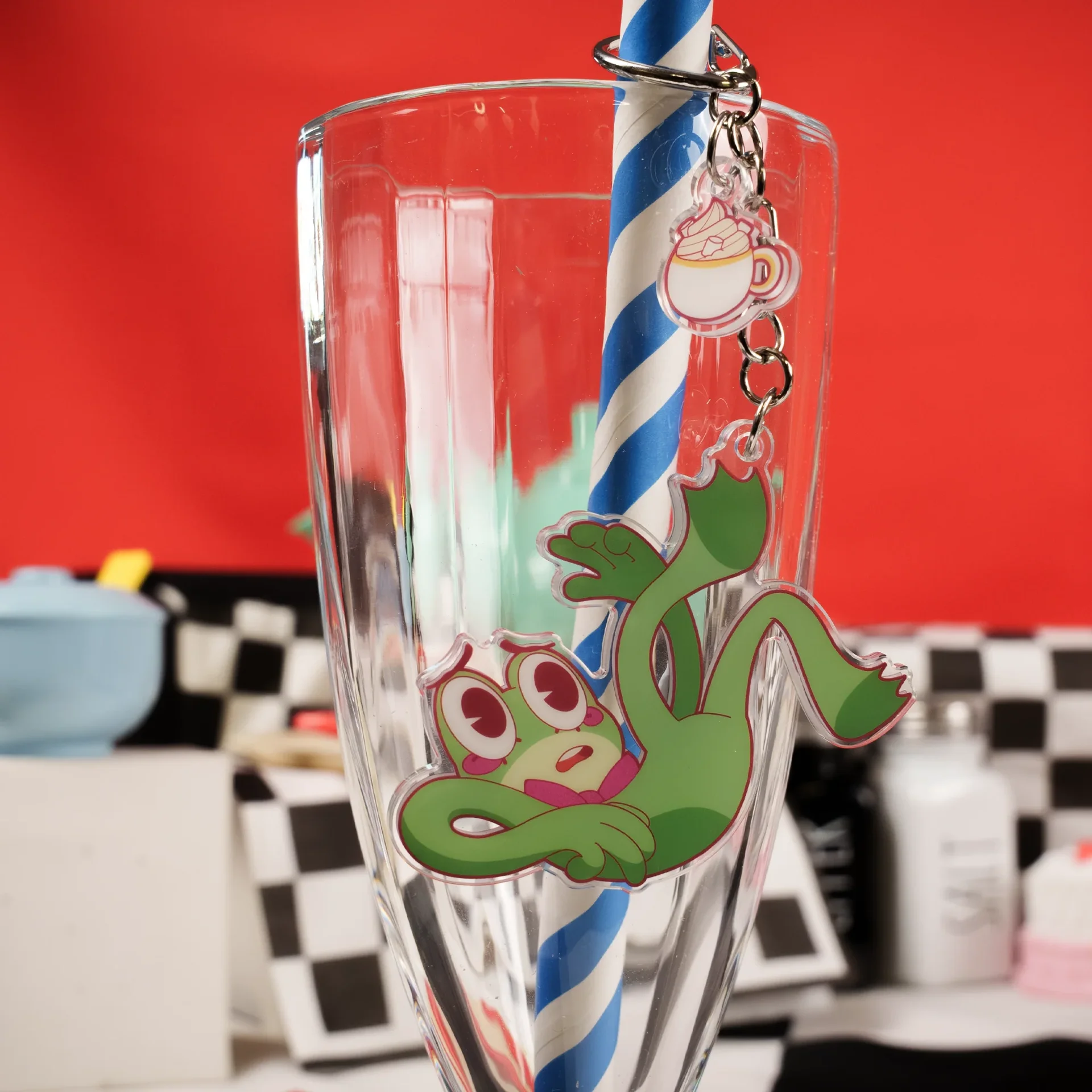 Ribbit Acrylic Keychain - миниатюра 2
