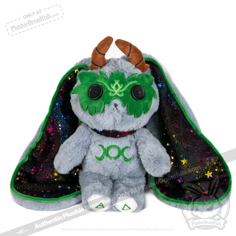 Grey Witch Rabbit - Plush Stuffed Animal - миниатюра 2