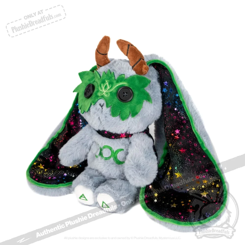 Grey Witch Rabbit - Plush Stuffed Animal - миниатюра 3