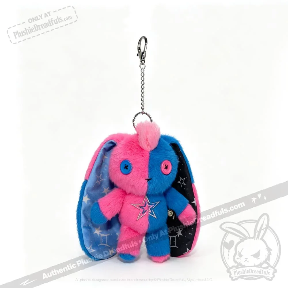 Gemini Rabbit - Plush Keychain - миниатюра 5