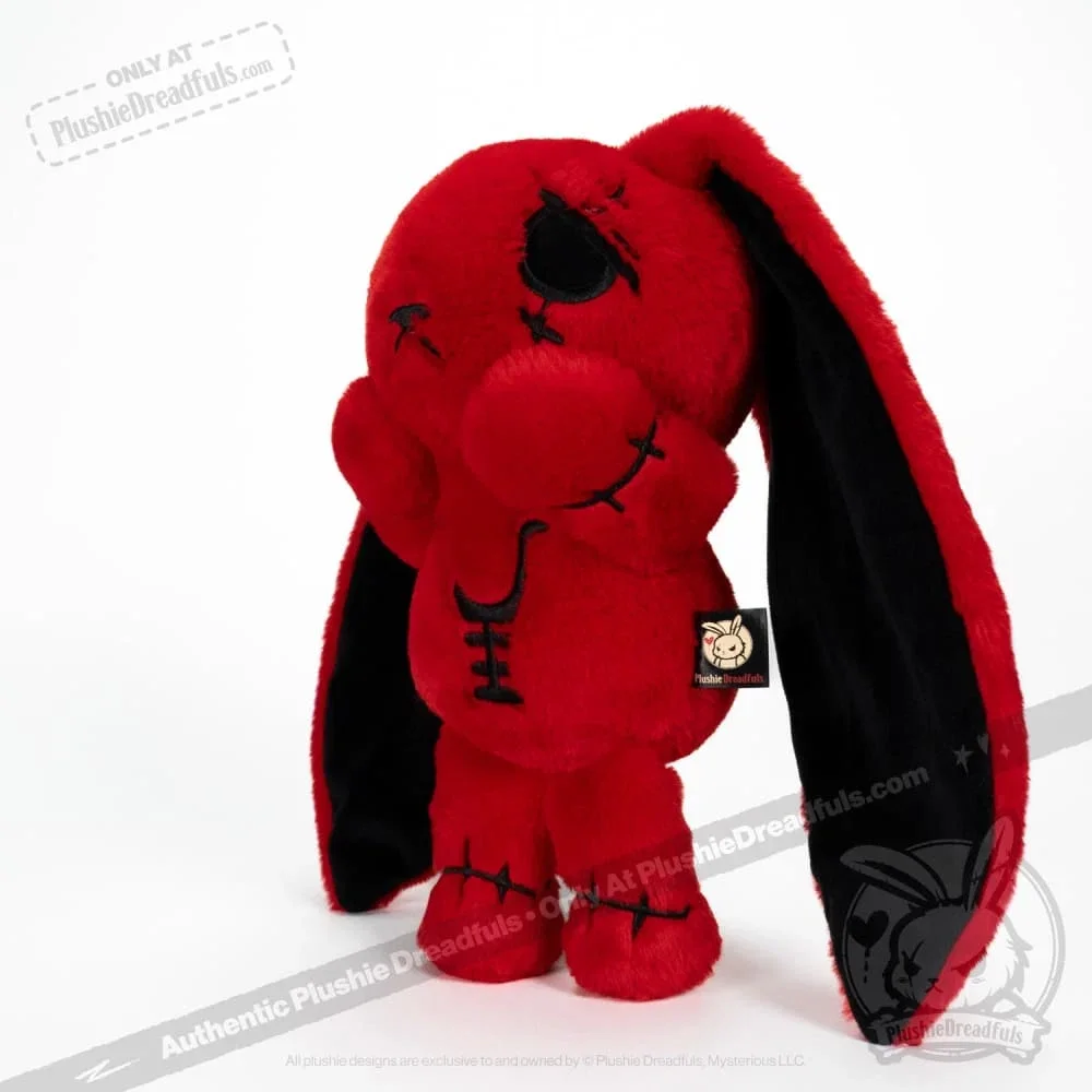 Anxiety Rabbit Red "Pressure" Edition - Plush Stuffed Animal - миниатюра 4